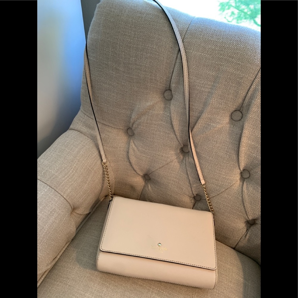 Kate Spade crossbody flap bag, with logo dust bag
